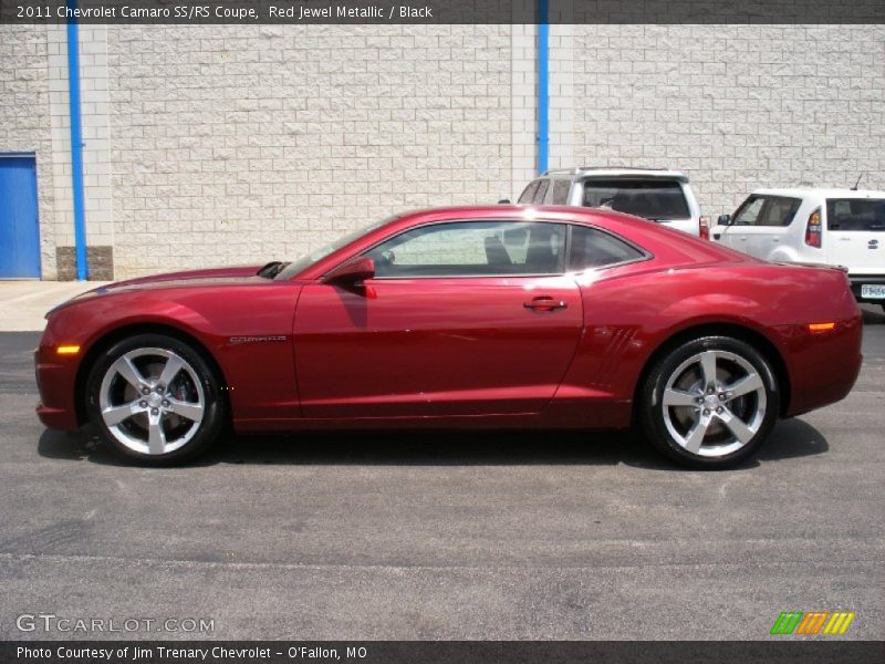 Red Jewel Metallic / Black 2011 Chevrolet Camaro SS/RS Coupe