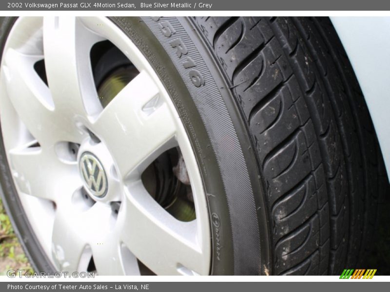 Blue Silver Metallic / Grey 2002 Volkswagen Passat GLX 4Motion Sedan