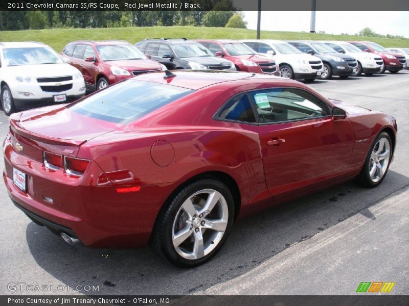 Red Jewel Metallic / Black 2011 Chevrolet Camaro SS/RS Coupe