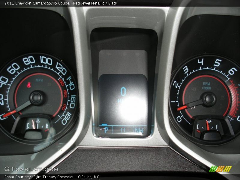 Red Jewel Metallic / Black 2011 Chevrolet Camaro SS/RS Coupe