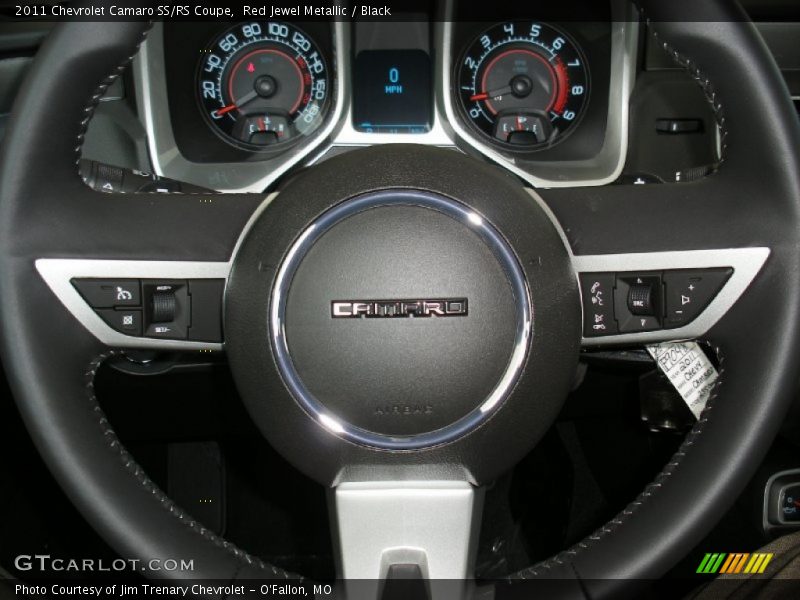 Red Jewel Metallic / Black 2011 Chevrolet Camaro SS/RS Coupe