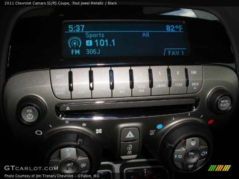 Red Jewel Metallic / Black 2011 Chevrolet Camaro SS/RS Coupe