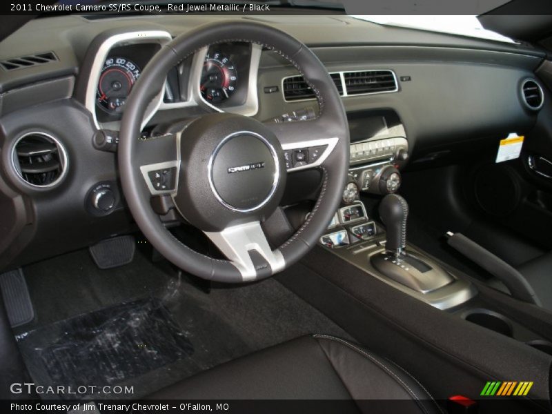 Red Jewel Metallic / Black 2011 Chevrolet Camaro SS/RS Coupe