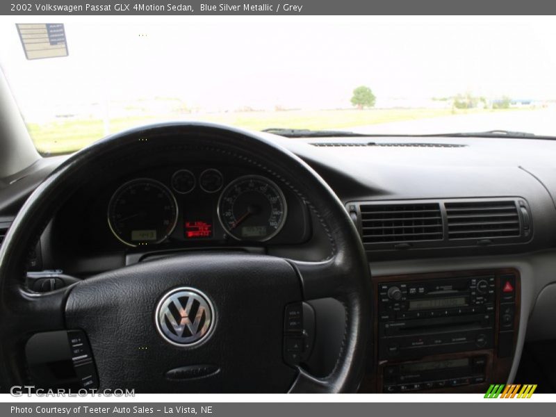Blue Silver Metallic / Grey 2002 Volkswagen Passat GLX 4Motion Sedan