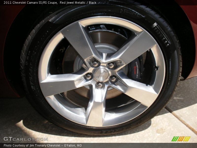 Red Jewel Metallic / Black 2011 Chevrolet Camaro SS/RS Coupe