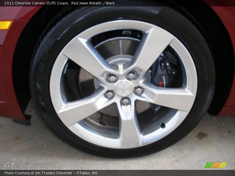 Red Jewel Metallic / Black 2011 Chevrolet Camaro SS/RS Coupe