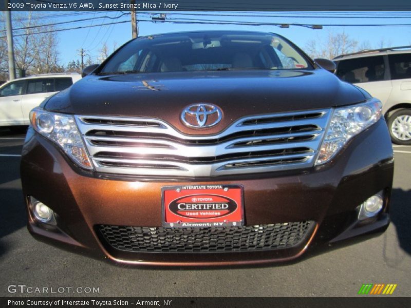 Sunset Bronze Mica / Ivory 2009 Toyota Venza V6 AWD