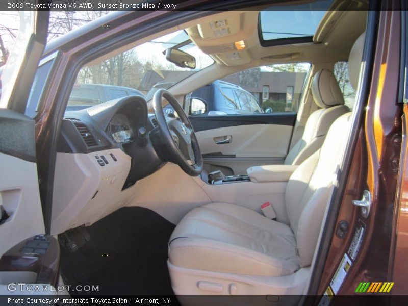 Sunset Bronze Mica / Ivory 2009 Toyota Venza V6 AWD