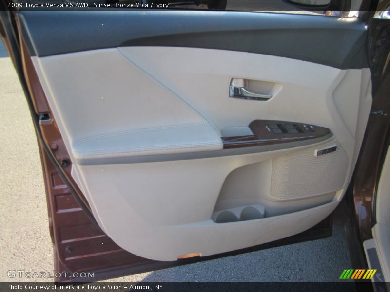 Sunset Bronze Mica / Ivory 2009 Toyota Venza V6 AWD