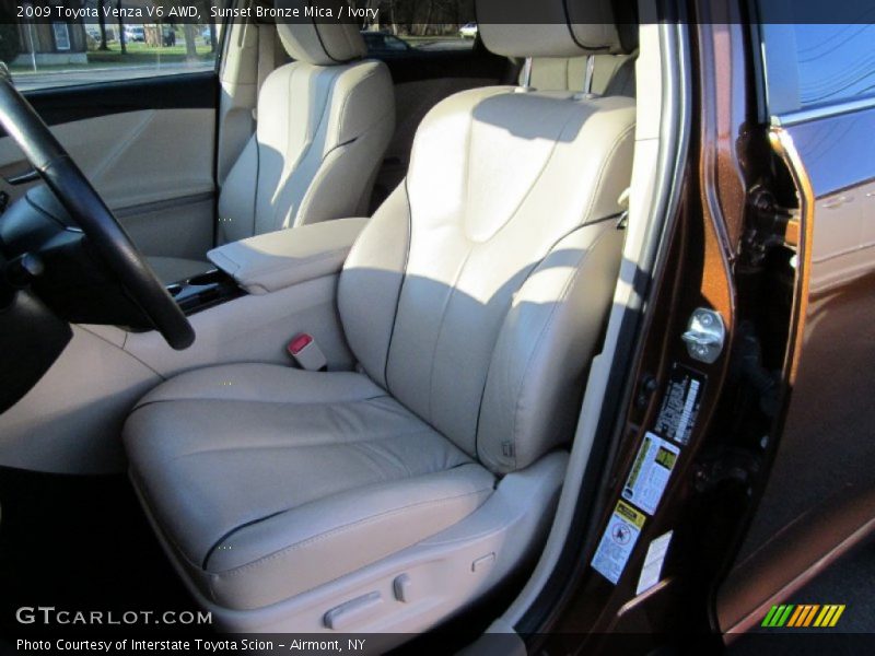 Sunset Bronze Mica / Ivory 2009 Toyota Venza V6 AWD