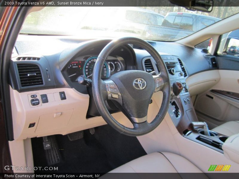 Sunset Bronze Mica / Ivory 2009 Toyota Venza V6 AWD