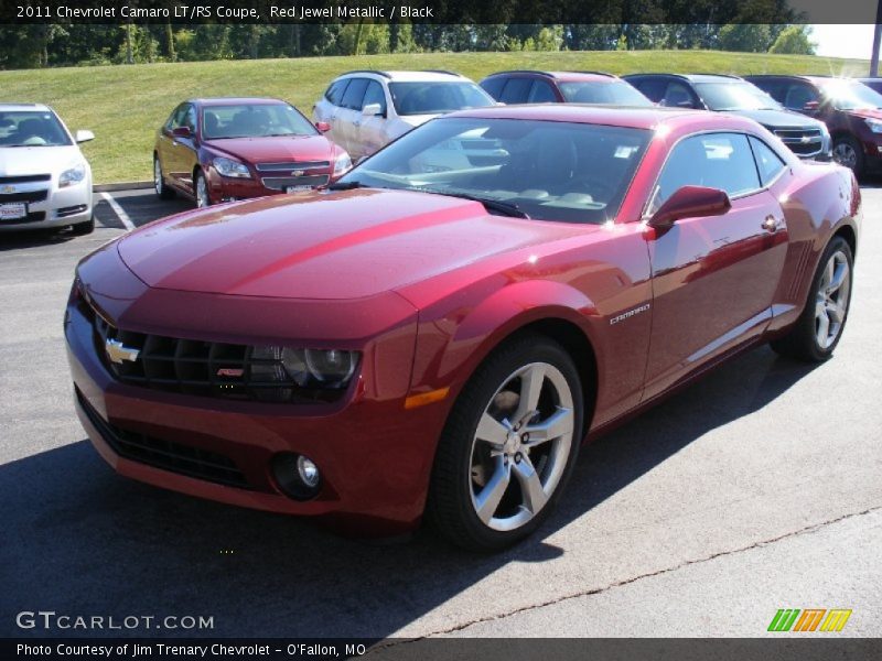 Red Jewel Metallic / Black 2011 Chevrolet Camaro LT/RS Coupe