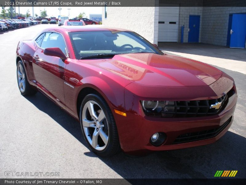 Red Jewel Metallic / Black 2011 Chevrolet Camaro LT/RS Coupe