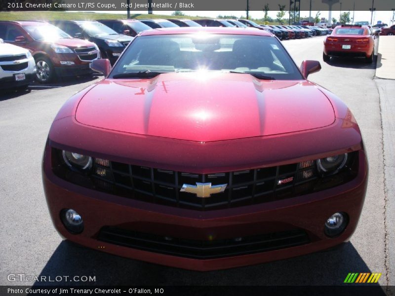 Red Jewel Metallic / Black 2011 Chevrolet Camaro LT/RS Coupe