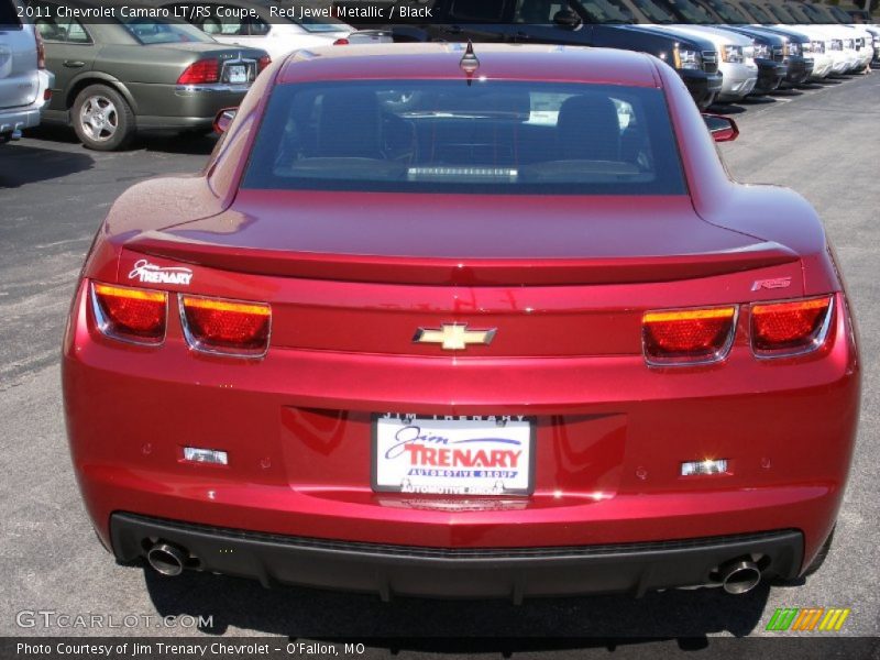 Red Jewel Metallic / Black 2011 Chevrolet Camaro LT/RS Coupe