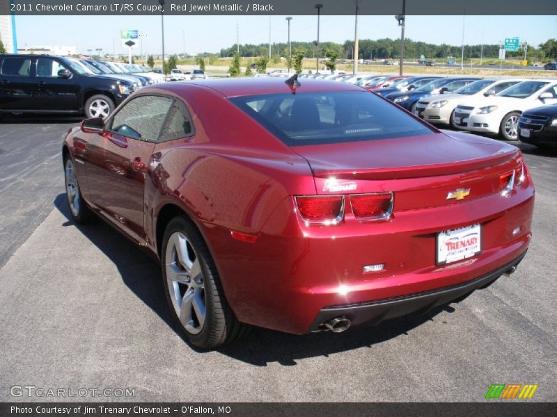 Red Jewel Metallic / Black 2011 Chevrolet Camaro LT/RS Coupe