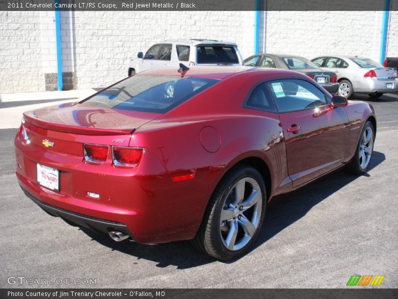 Red Jewel Metallic / Black 2011 Chevrolet Camaro LT/RS Coupe