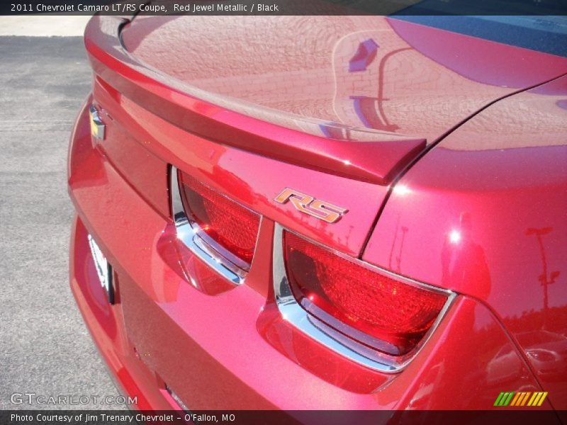 Red Jewel Metallic / Black 2011 Chevrolet Camaro LT/RS Coupe