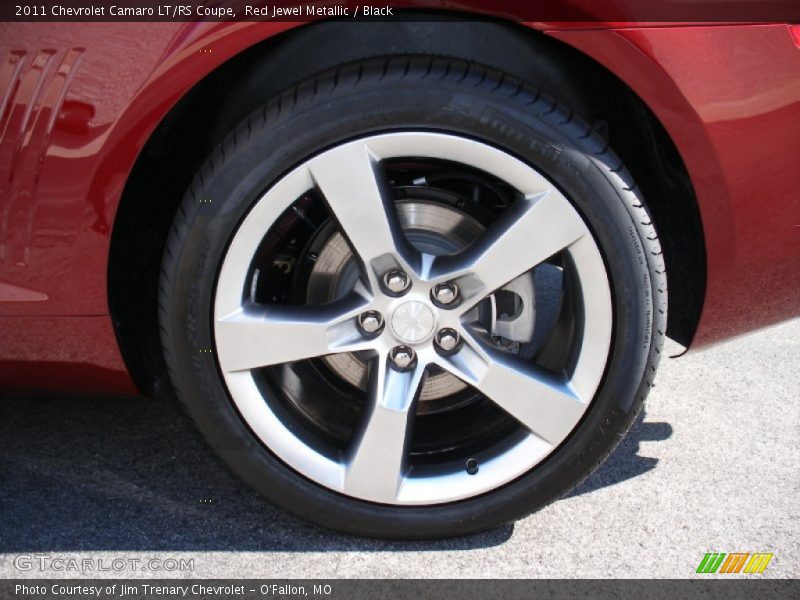 Red Jewel Metallic / Black 2011 Chevrolet Camaro LT/RS Coupe