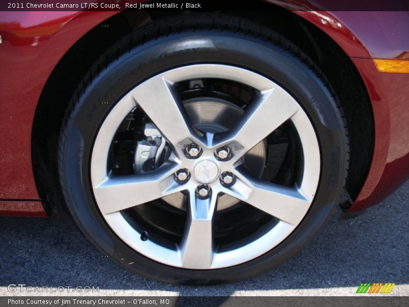 Red Jewel Metallic / Black 2011 Chevrolet Camaro LT/RS Coupe