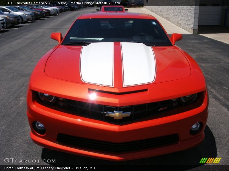 Inferno Orange Metallic / Black 2010 Chevrolet Camaro SS/RS Coupe