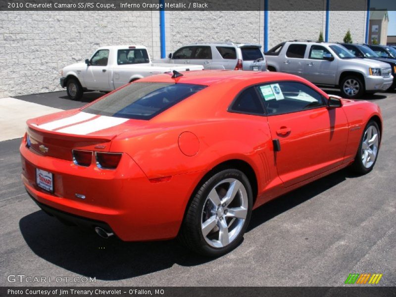 Inferno Orange Metallic / Black 2010 Chevrolet Camaro SS/RS Coupe