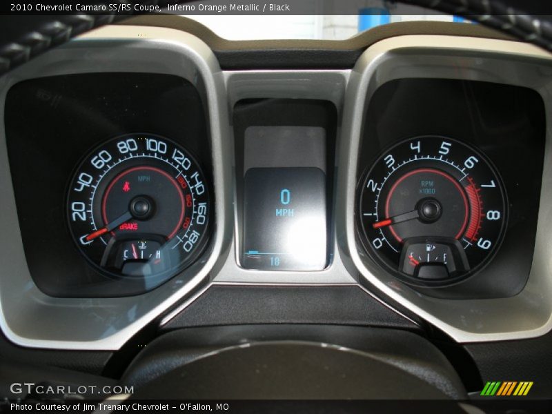 Inferno Orange Metallic / Black 2010 Chevrolet Camaro SS/RS Coupe