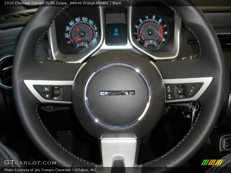 Inferno Orange Metallic / Black 2010 Chevrolet Camaro SS/RS Coupe