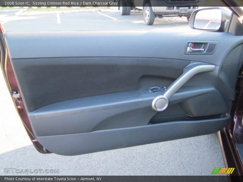 Sizzling Crimson Red Mica / Dark Charcoal Gray 2008 Scion tC