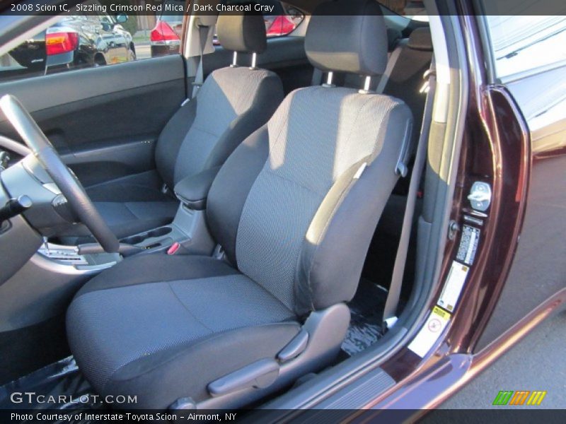 Sizzling Crimson Red Mica / Dark Charcoal Gray 2008 Scion tC