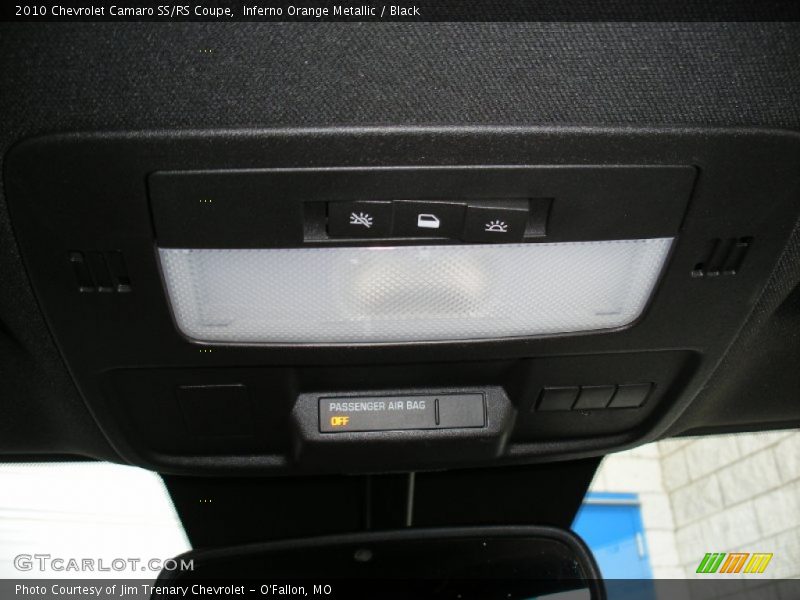 Inferno Orange Metallic / Black 2010 Chevrolet Camaro SS/RS Coupe