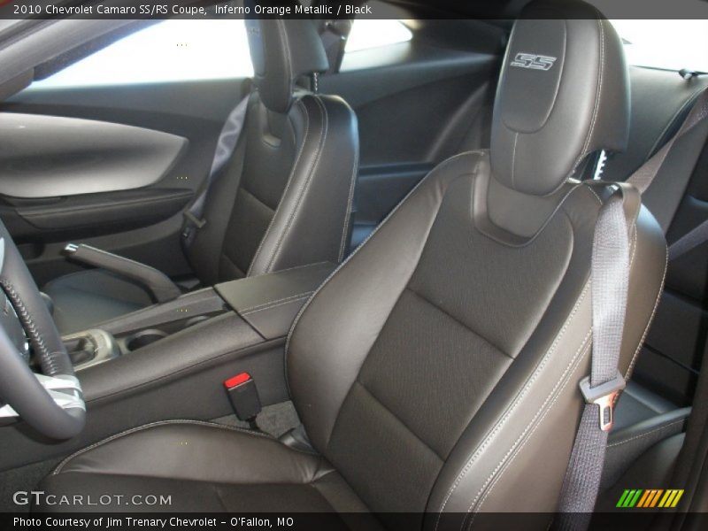 Inferno Orange Metallic / Black 2010 Chevrolet Camaro SS/RS Coupe