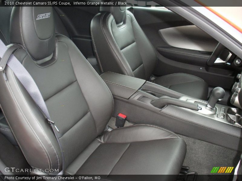 Inferno Orange Metallic / Black 2010 Chevrolet Camaro SS/RS Coupe
