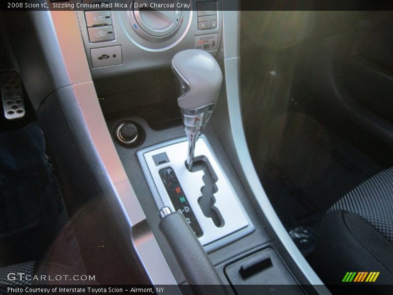 Sizzling Crimson Red Mica / Dark Charcoal Gray 2008 Scion tC