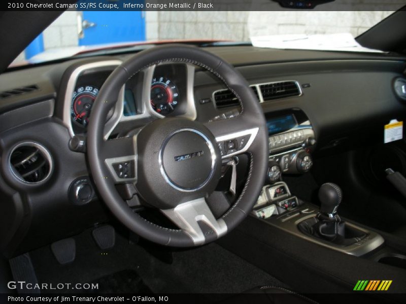 Inferno Orange Metallic / Black 2010 Chevrolet Camaro SS/RS Coupe