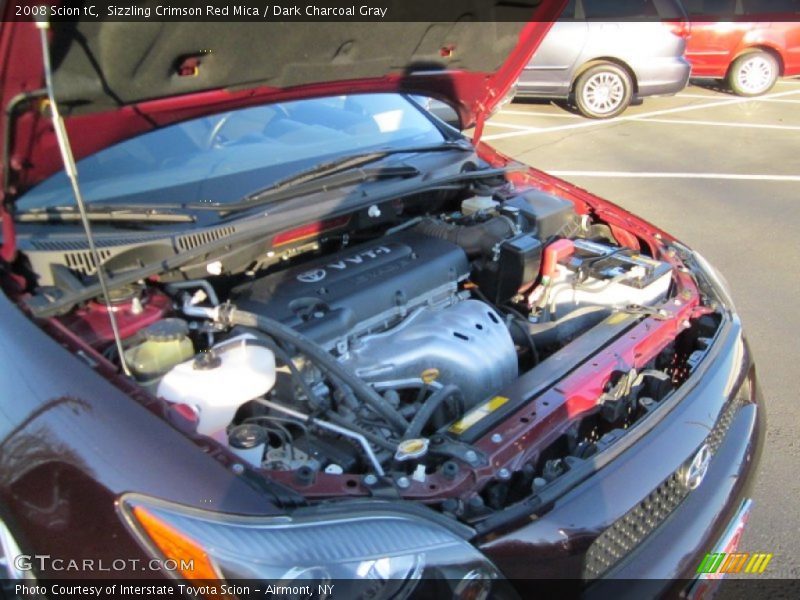 Sizzling Crimson Red Mica / Dark Charcoal Gray 2008 Scion tC