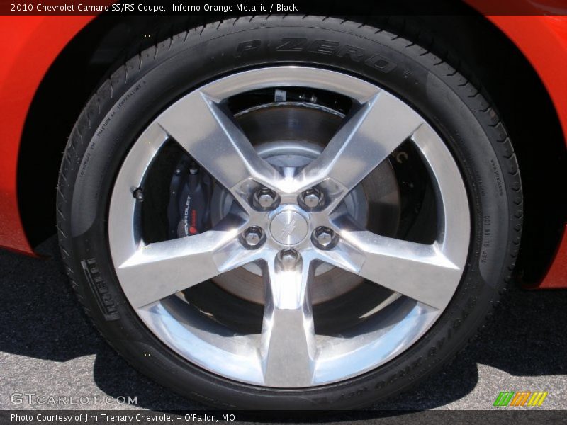 Inferno Orange Metallic / Black 2010 Chevrolet Camaro SS/RS Coupe