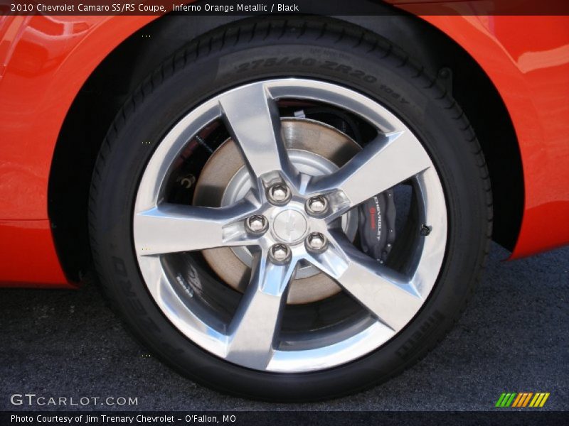 Inferno Orange Metallic / Black 2010 Chevrolet Camaro SS/RS Coupe