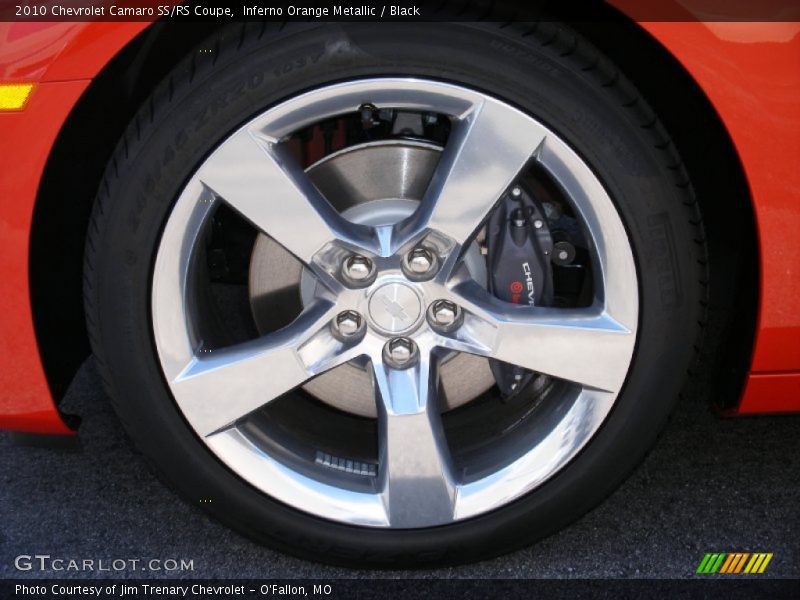 Inferno Orange Metallic / Black 2010 Chevrolet Camaro SS/RS Coupe