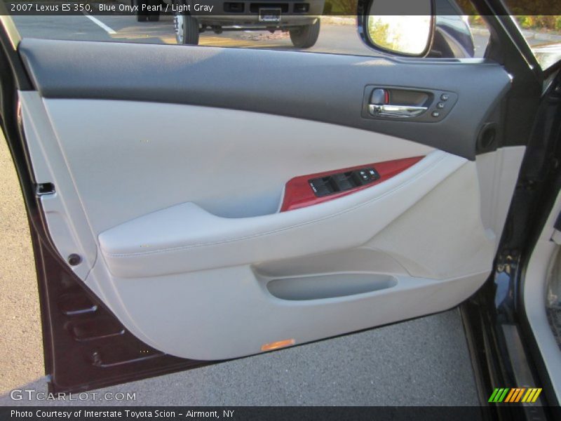 Blue Onyx Pearl / Light Gray 2007 Lexus ES 350