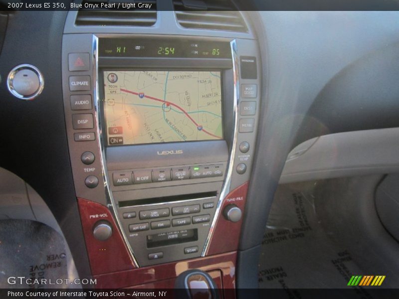 Blue Onyx Pearl / Light Gray 2007 Lexus ES 350