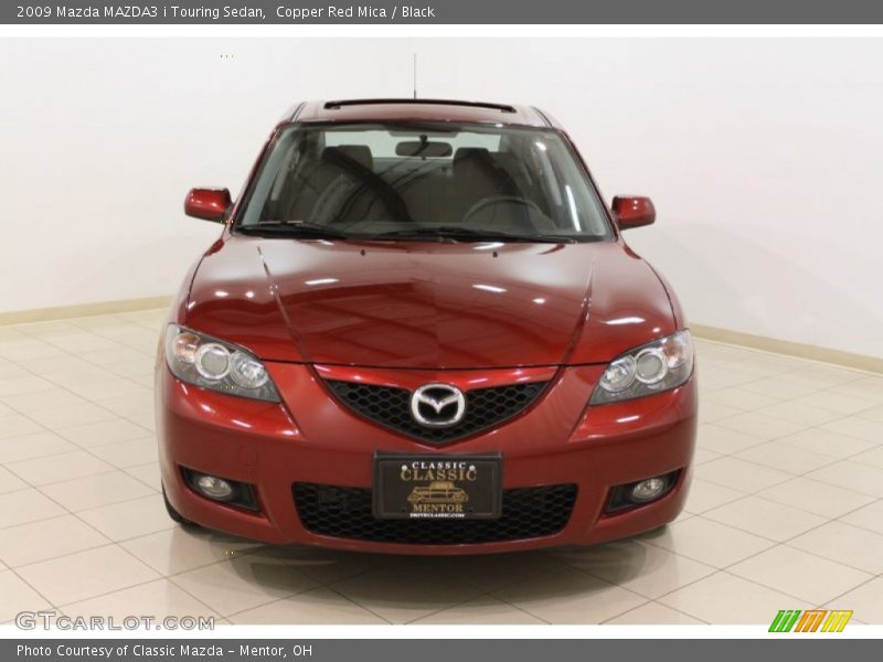 Copper Red Mica / Black 2009 Mazda MAZDA3 i Touring Sedan