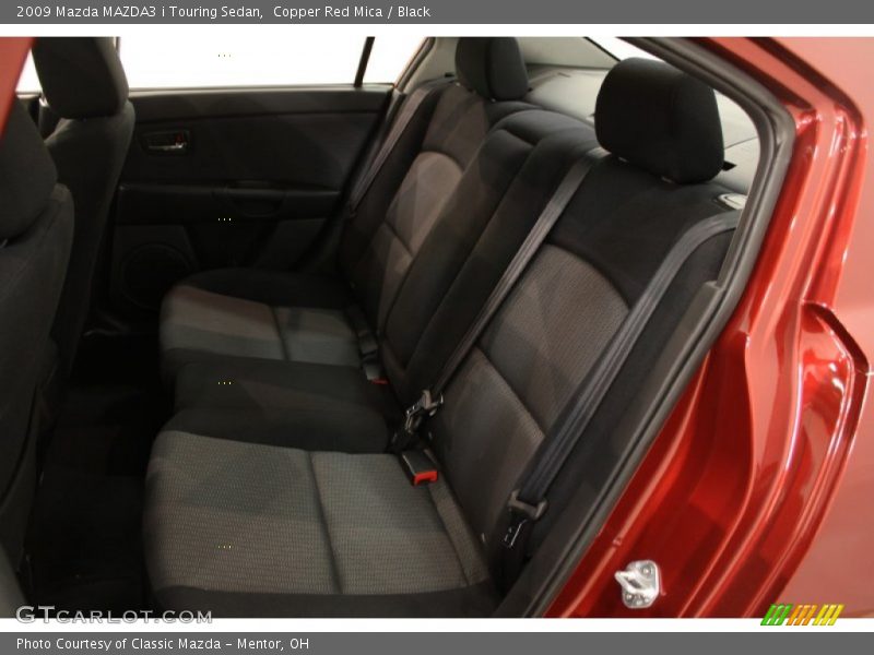 Copper Red Mica / Black 2009 Mazda MAZDA3 i Touring Sedan