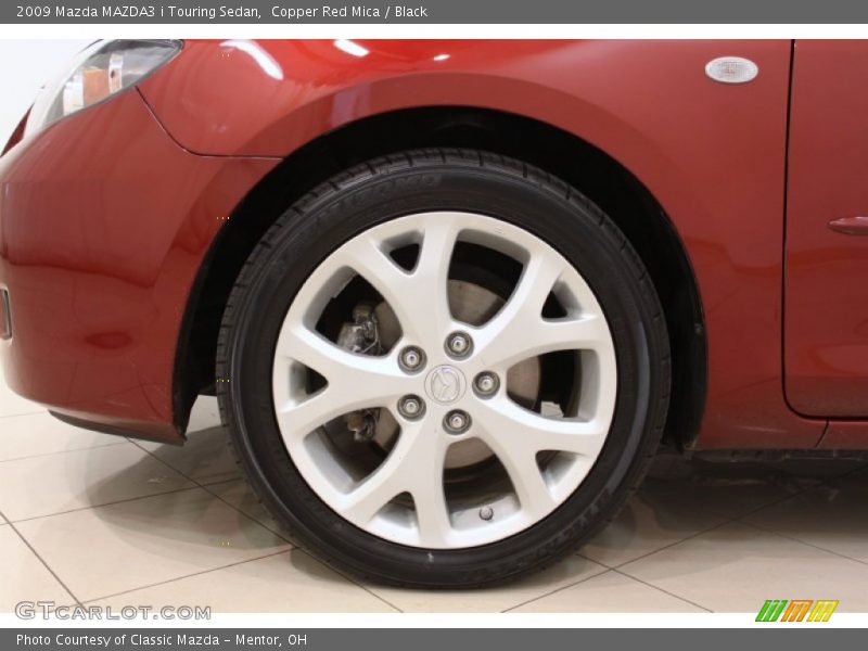 Copper Red Mica / Black 2009 Mazda MAZDA3 i Touring Sedan