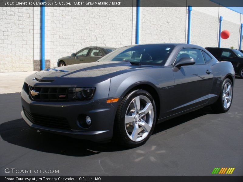 Cyber Gray Metallic / Black 2010 Chevrolet Camaro SS/RS Coupe