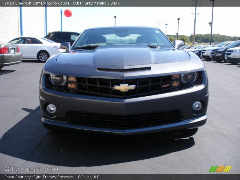 Cyber Gray Metallic / Black 2010 Chevrolet Camaro SS/RS Coupe