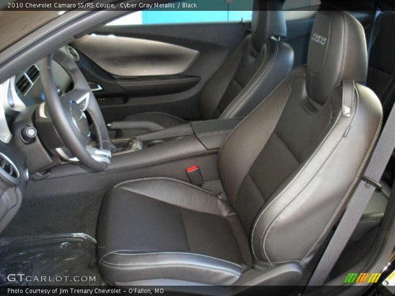 Cyber Gray Metallic / Black 2010 Chevrolet Camaro SS/RS Coupe