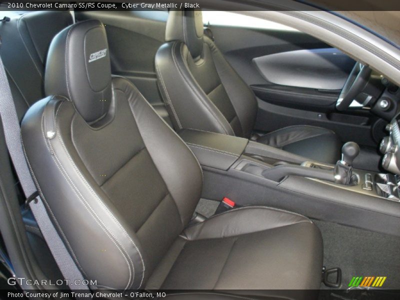 Cyber Gray Metallic / Black 2010 Chevrolet Camaro SS/RS Coupe