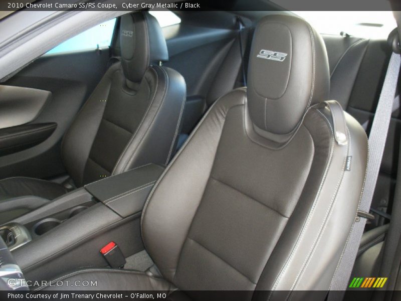 Cyber Gray Metallic / Black 2010 Chevrolet Camaro SS/RS Coupe