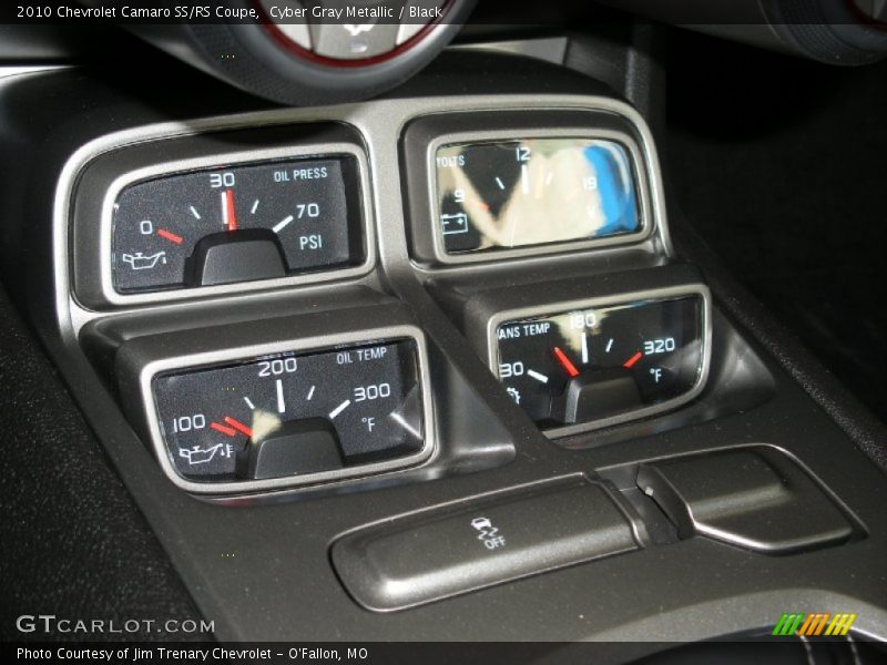 Cyber Gray Metallic / Black 2010 Chevrolet Camaro SS/RS Coupe